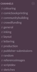 now when you write your comic book you can keep the conversations on track, instead of veering off and because of the channel structures you can make sure you don't miss anything in the noise of a general conversation